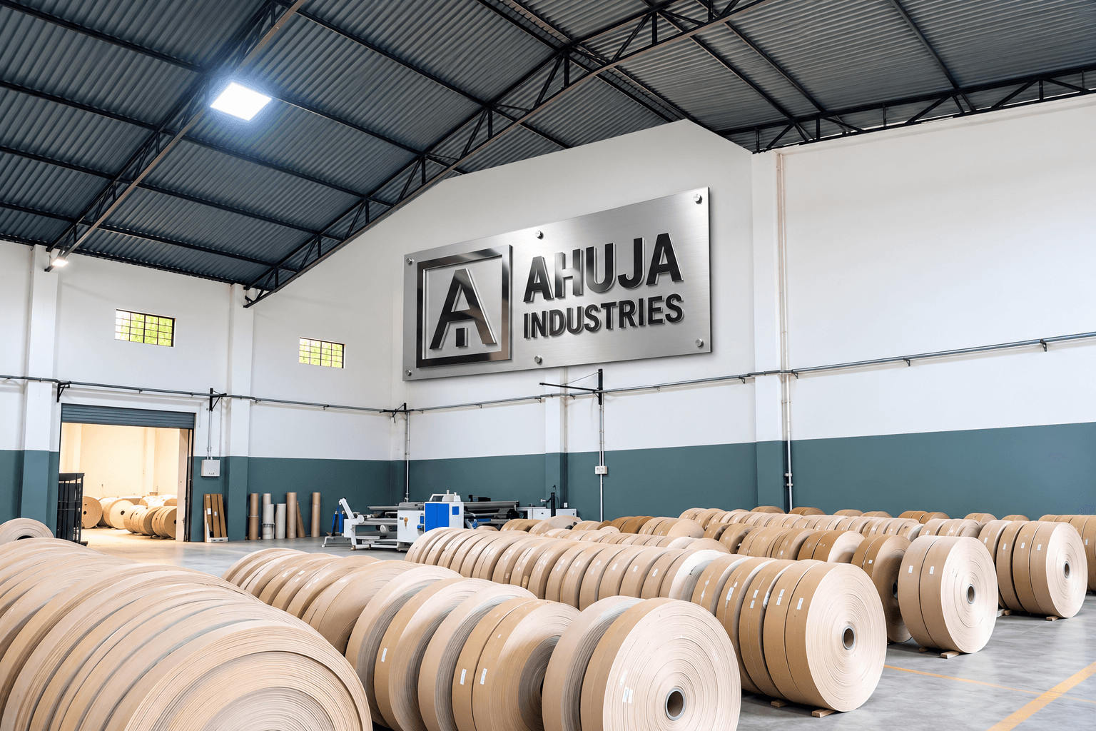 Ahuja Industries Warehouse - Kraft Paper Rolls
